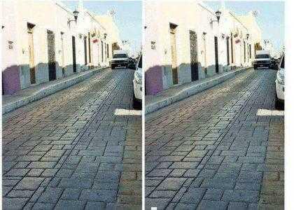 Зрительно-мозговая иллюзия: две одинаковые фотографии переулка, которые кажутся разными
