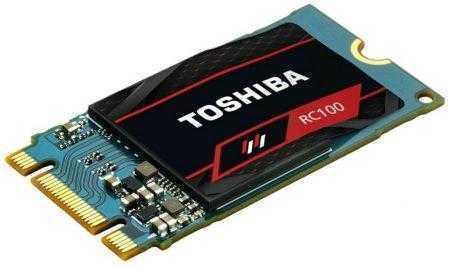 Бюджетные SSD Toshiba RC100 типоразмера M.2 с поддержкой NVMe стоят от €50 до €130