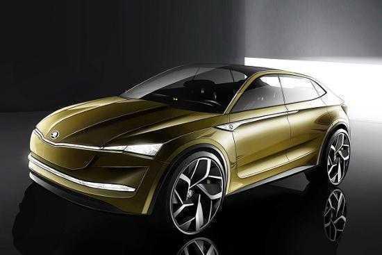 Первый электрический кроссовер бренда Skoda Vision E получит запас хода в 500 км и начнет серийно продаваться в 2020 году