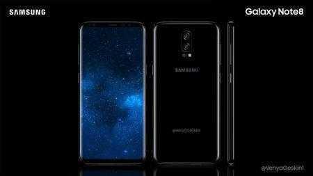 Смартфон Samsung Galaxy Note8 не получит встроенный в дисплей сканер отпечатков, но может стать первым устройством с SoC Snapdragon 836