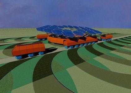 Украинские разработчики предложили идею робота-трактора на солнечных батареях, повышающего эффективность сельского хозяйства