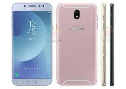 Новый смартфон Samsung Galaxy J7 (2017) засветился на рендерном изображении