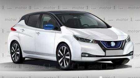 В сети появился качественный рендер нового электромобиля Nissan Leaf 2018
