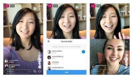 Instagram начал тестирование совместных прямых трансляций