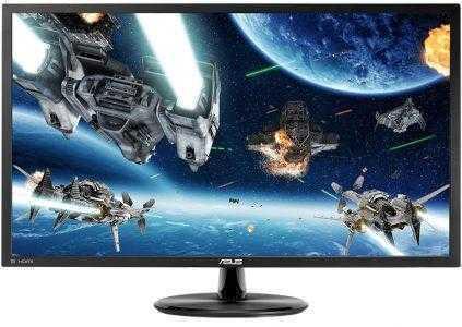 Основой игрового монитора ASUS VP28UQG служит 28-дюймовая панель TN разрешением 3840х2160 пикселей