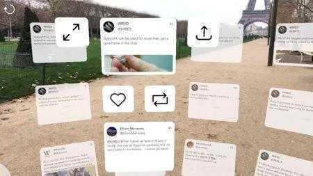 Twitter в дополненной реальности: вышло приложение TweetReality на платформе Apple ARKit