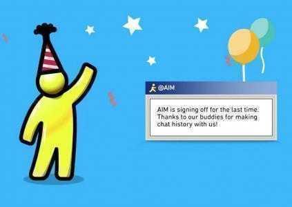 Сегодня официально закрыли мессенджер AIM (AOL Instant Messenger), проработавший в онлайне более 20 лет