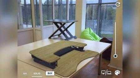 Львовский производитель офисных столов STIYSTIL по примеру IKEA выпустил AR-приложение для подбора мебели на платформе Apple ARKit